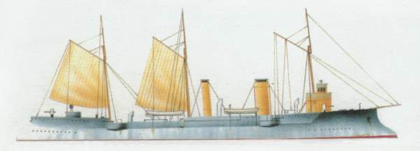 Японский минный крейсер «Чишима» (1892 г.)